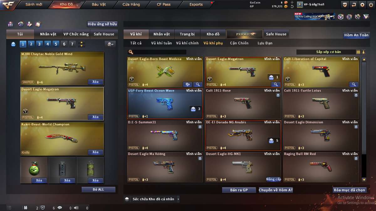 shop acc cf uy tin gia re